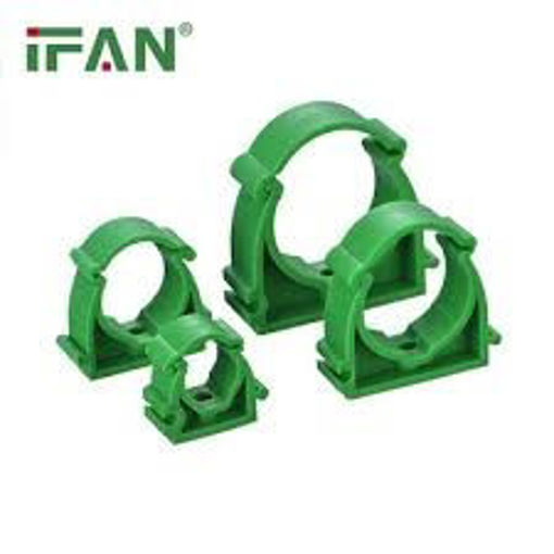 Imagen de Grampa Clip para Caño PPR 32mm Termofusión IFAN Soporte de Pared