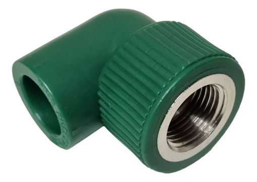 Imagen de Codo 90° PPR 25mm con Inserto Latón Hembra 1/2" Ifan