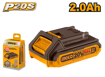 Imagen de BATERIA LITIO 2.0 AH 20V VOLT INGCO PARA LINEA MULTIPLE HERRAMIENTAS FBLI20011