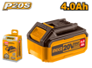 Imagen de BATERIA 20V 4 AH P20S INGCO FBLI20021 MOD.NUEVO