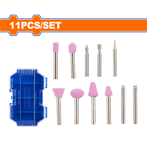 Imagen de Set 11 Piezas Accesorios Mini Torno Rotatorio 1/8" (3.17mm) WRR