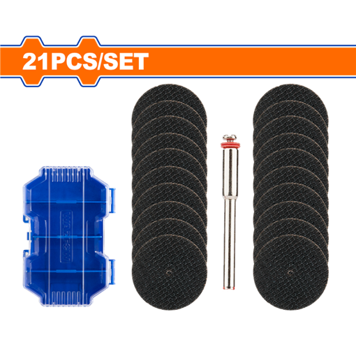 Imagen de Set 21 Piezas Accesorios Mini Torno Rotatorio 1/8" WRR