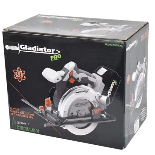 Imagen de Sierra Circular 6½" 165mm GLAD PRO SC80718