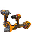 Imagen de Kit INGCO P20S 20V Amoladora Angular + Taladro Atornillador c/Percutor
