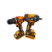 Imagen de Kit INGCO P20S 20V Brushless 4 Piezas c/2 Baterías, Cargador y Accesorios