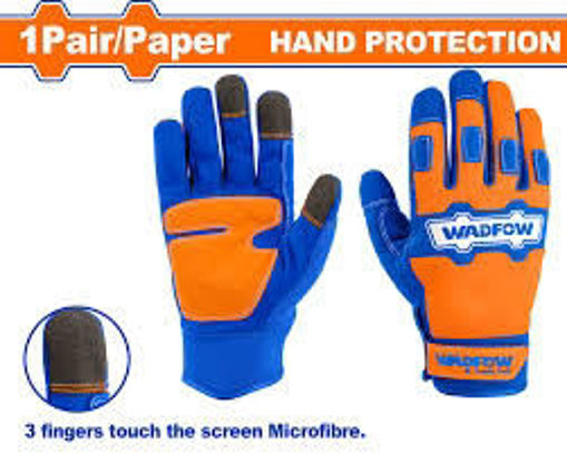 Imagen de Guantes de Mecánico Microfibra y PVC WADFOW WMG1E03 Talla XL