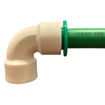 Imagen de Acople Rápido PPR Codo 90° 20 mm con Inserto de Latón 1/2" IFAN