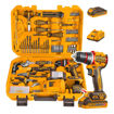 Imagen de Kit INGCO: Taladro Atornillador c/Percutor 20V en Valija + Set 165 Herramientas