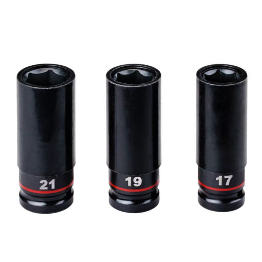 Imagen de Accesorios llave de impacto sin cable Impact nut set (3 psc.)