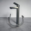 Imagen de Monocomando para Lavatorio Pico Alto Subery 9000H-GM Bronce Grafito
