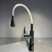 Imagen de Monocomando para Mesada de Cocina con Pico Flexible Subery 9710D-W Blanco