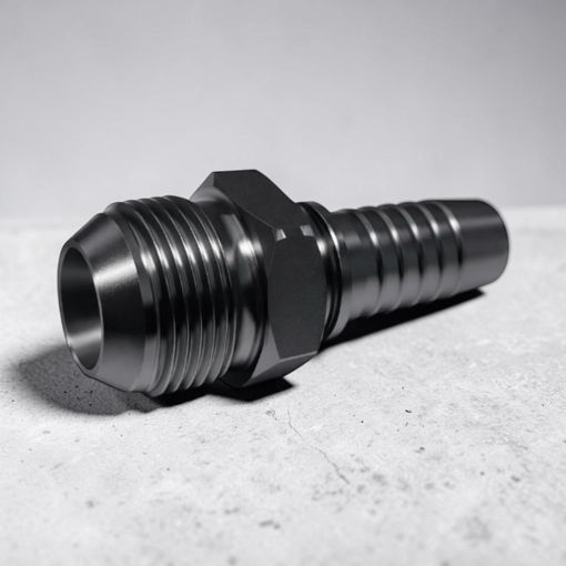 Imagen de PUNTERO HIDRAULICO MACHO FIJO M/M JIC  7/16 ESP. 3/16"