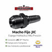Imagen de Puntero Hidráulico Macho Fijo JIC 7/16 × Espiga 3/16"