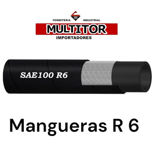 Imagen de Manguera Hidráulica SAE 100 R6 1-1/2" 10 bar