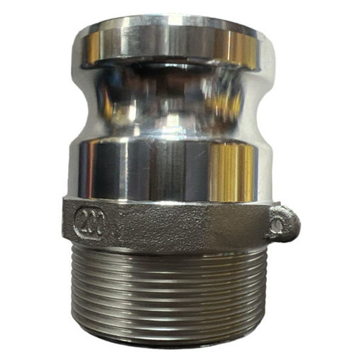 Imagen de Acople Camlock Tipo F Macho Rosca Macho 3" Aluminio Utigo