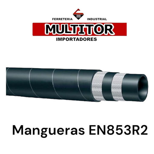 Imagen de Manguera Hidráulica SAE 100 2SN 1/4" 4000 PSI
