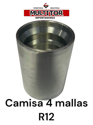 Imagen de CAMISA HIDRAULICO PARA PRENSAR 4SP, R12 hose 1 1/4" (00400-20)