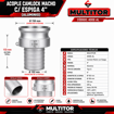 Imagen de Acople Camlock Tipo E Macho Espiga 4" Aluminio Utigo