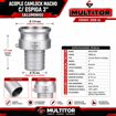 Imagen de Acople Camlock Tipo E Macho Espiga 3" Aluminio Utigo