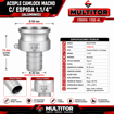 Imagen de Acople Camlock Tipo E Macho Espiga 1-1/4" Aluminio Utigo