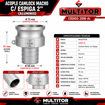 Imagen de Acople Camlock Tipo E Macho Espiga 2" Aluminio Utigo