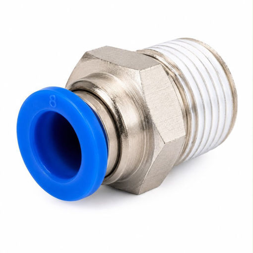 Imagen de Conexión Recta Rápida 1/4" × 3/8" BSP Macho Push-To-Connect PC