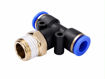 Imagen de Conexión Tee Rápida 1/2" × 1/2" BSP Macho Push-To-Connect PT