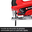 Imagen de Sierra Caladora Inalámbrica Einhell TC-JS 18 Li 18V Corte 70mm - Solo (sin batería)