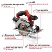 Imagen de Sierra Circular Inalámbrica Einhell TE-CS 18/165-1 Li 18V Disco 165mm - Solo (sin batería)