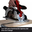 Imagen de Sierra Circular Inalámbrica Einhell TE-CS 18/165-1 Li 18V Disco 165mm - Solo (sin batería)