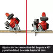 Imagen de Sierra Circular Inalámbrica Einhell TE-CS 18/165-1 Li 18V Disco 165mm - Solo (sin batería)