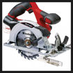 Imagen de Sierra Circular Inalámbrica Einhell TE-CS 18 Li 18V Disco 150mm - Solo (sin batería)