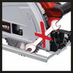 Imagen de Sierra de Incisión Einhell TE-PS 165 1200W Disco 165mm Corte 56mm