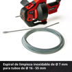 Imagen de Limpiador de Cañería Inalámbrico Einhell TE-DA 18/760 Li 18V