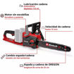 Imagen de Motosierra Inalámbrica Einhell GP-LC 36 Li 36V (2×18V) Espada 35cm