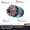 Imagen de MOTOSIERRA DE PODA INALÁMBRICA GE-PS 18/15 Li BL-