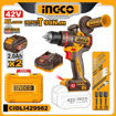 Imagen de Taladro Atornillador c/Percutor INGCO 42V c/2 Baterías 2.0Ah y Cargador
